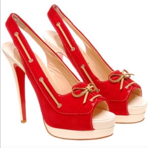 Christian Louboutin Shoes - ✨SOLD✨Christian Louboutin Jefferson Peeptoe 140mm